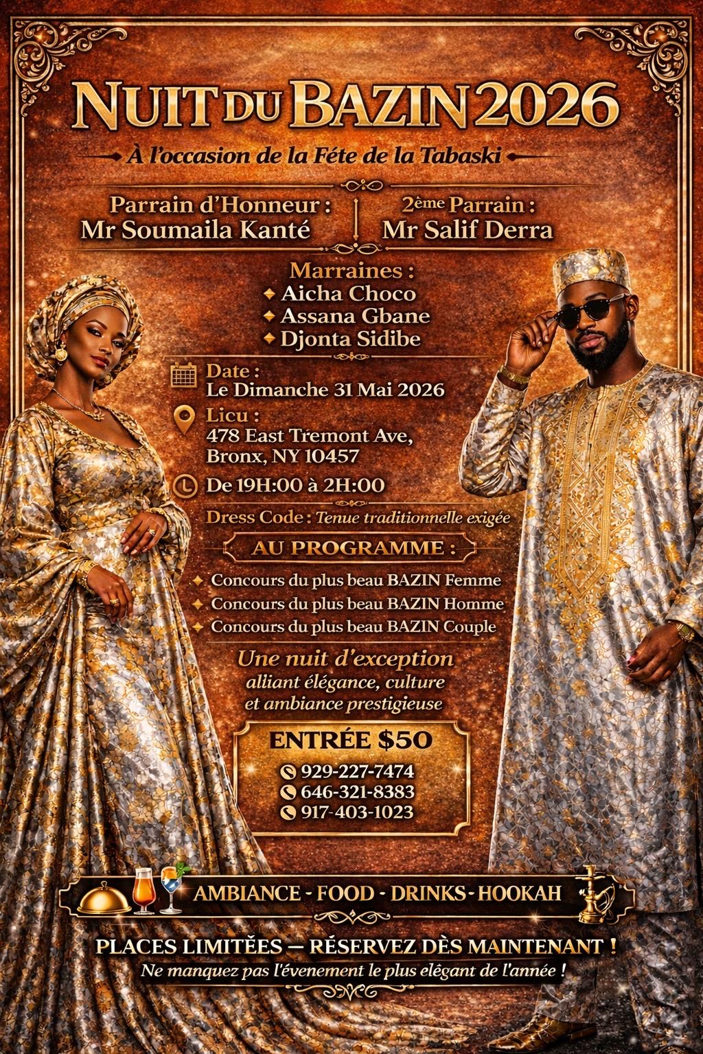 Flyer officiel Nuit du Bazin 2026